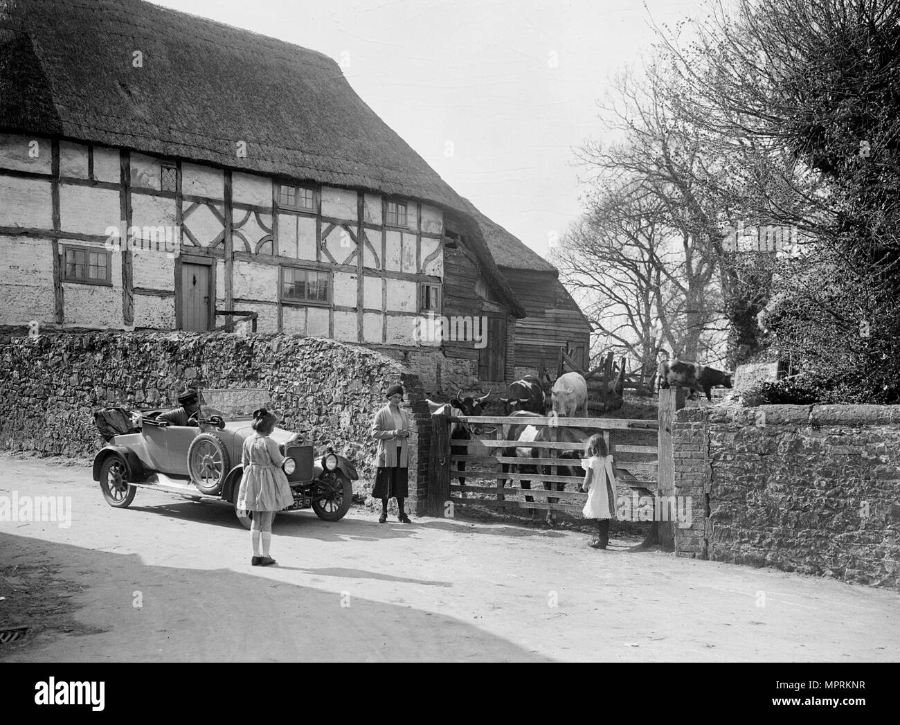 Torpédo Calcott, Oxfordshire, Wantage, c1920s. Artiste : Bill Brunell. Banque D'Images