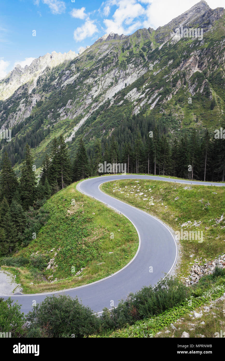 Autriche, Vorarlberg, Alpes, la Haute Route alpine de Silvretta Montafon, Banque D'Images