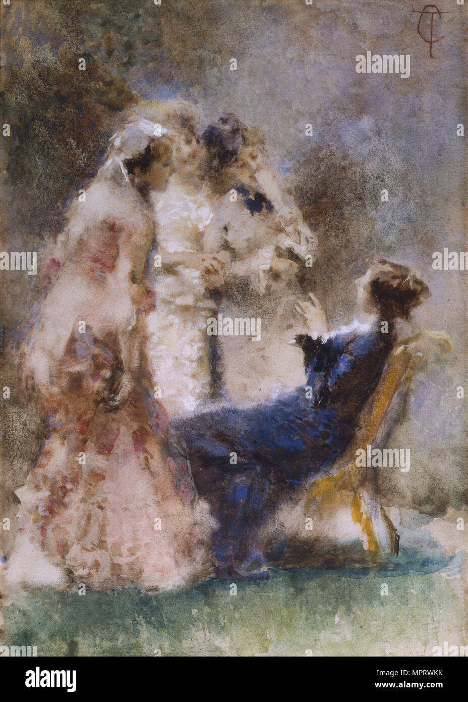 La vie élevée (une conversation piquante). Banque D'Images