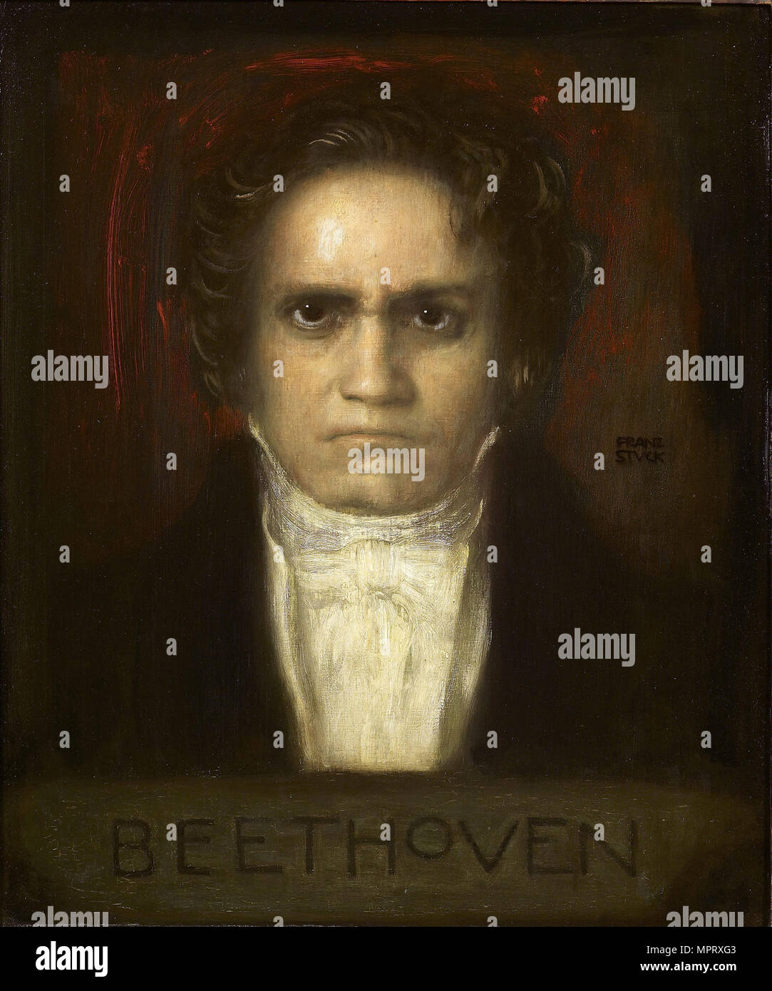 Ludwig van Beethoven. Banque D'Images