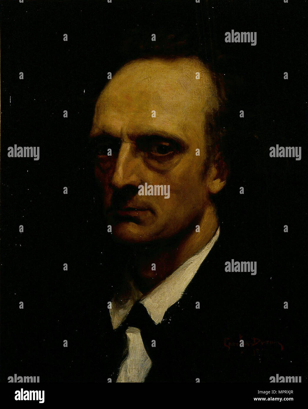 Portrait du compositeur Henry Charles Litolff (1818-1891). Banque D'Images