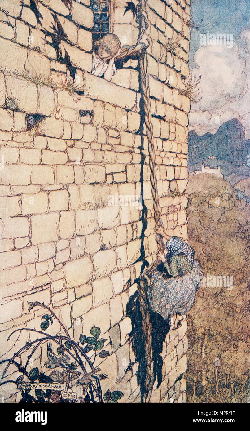 Rapunzel, 1909. Banque D'Images