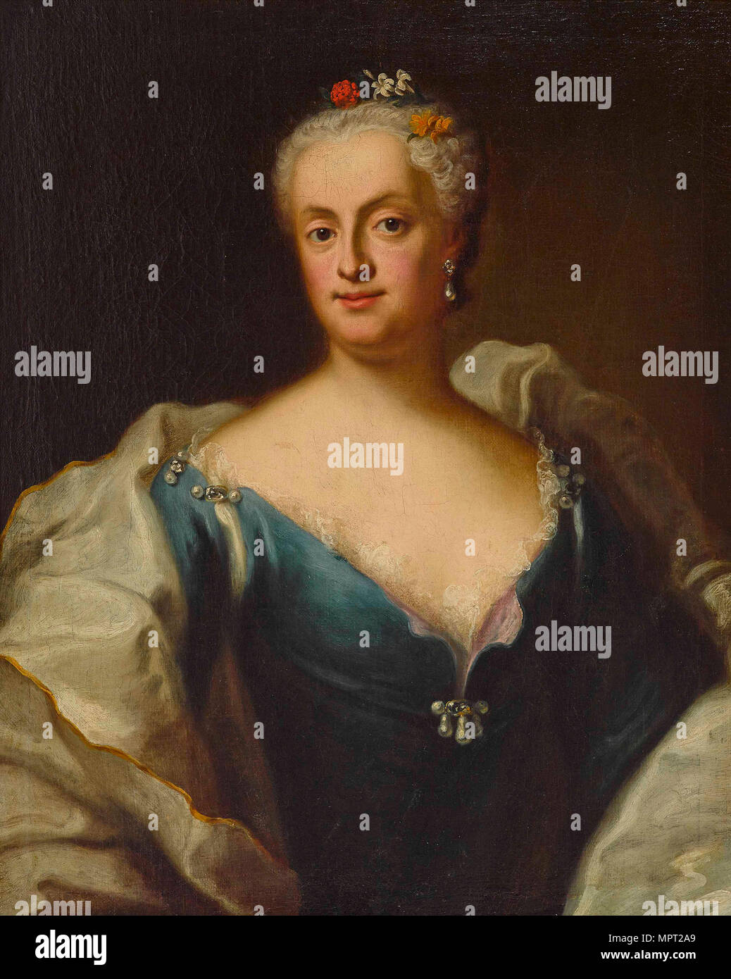 Maria Anna Sophia de Saxe, l'électrice de Bavière (1728-1797). Banque D'Images