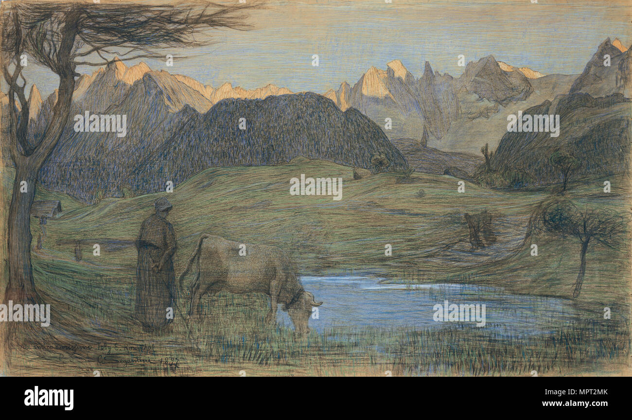 Étude pour la vie, 1897. Banque D'Images