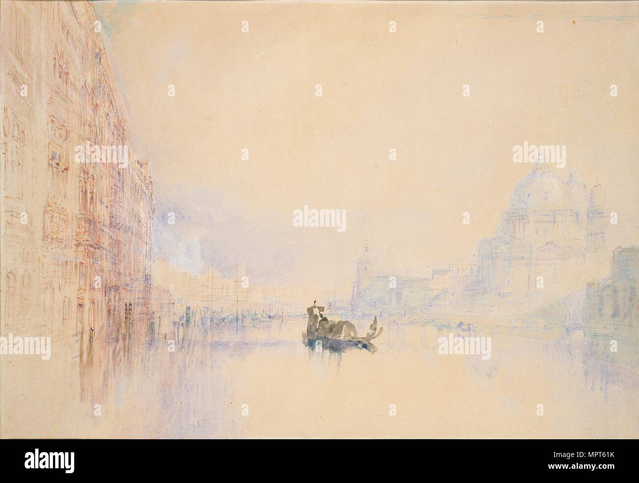 Venise : le Grand Canal, 1840. Artiste : JMW Turner. Banque D'Images