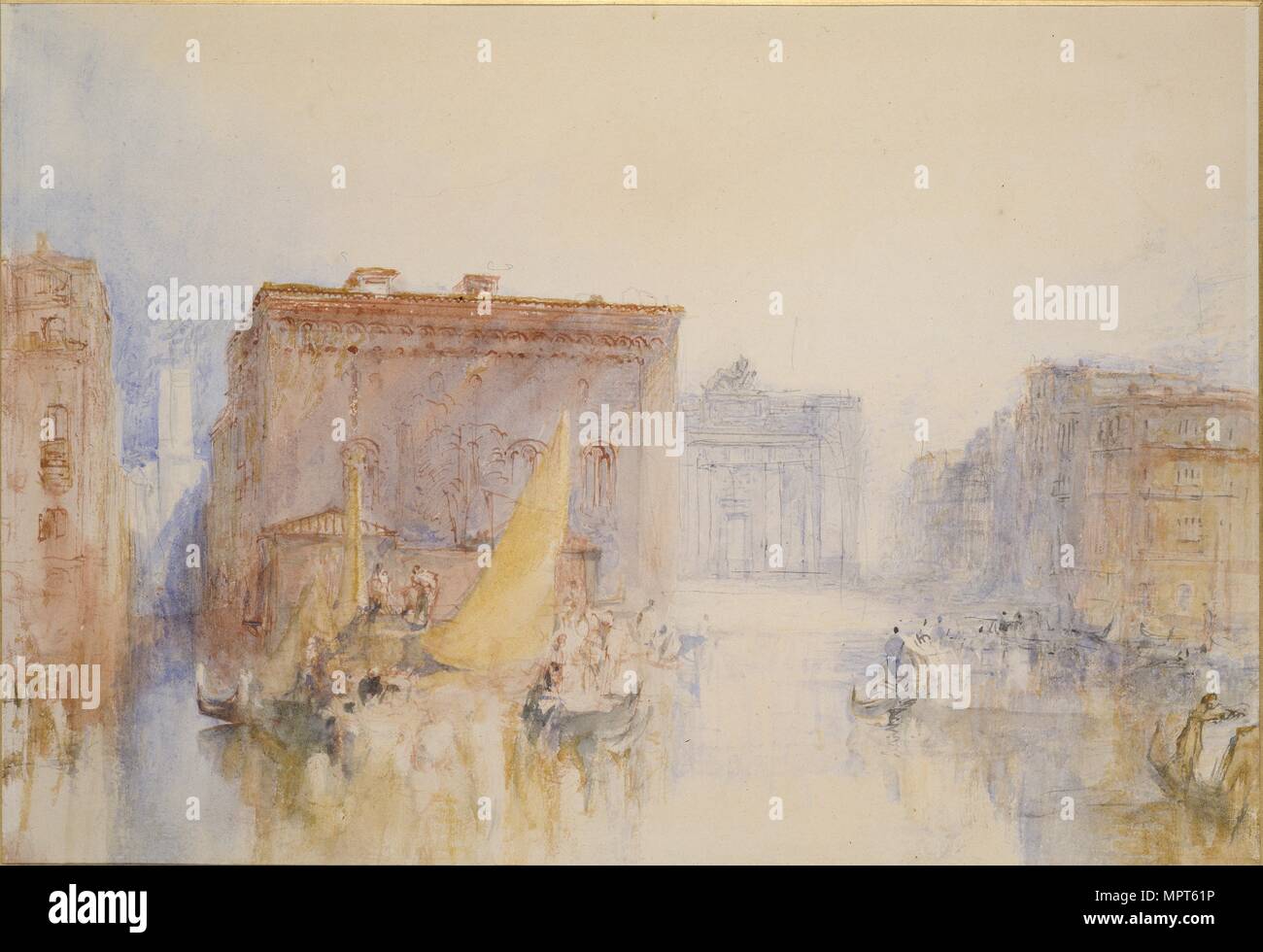 Venise : l'Accademia, 1840. Artiste : JMW Turner. Banque D'Images