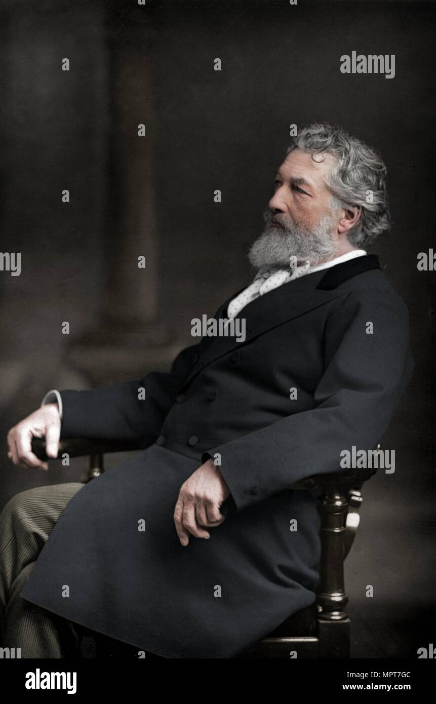 Frederic Leighton (1830-1896), 1 Baron Leighton, 1890. Artiste : W&D Downey. Banque D'Images