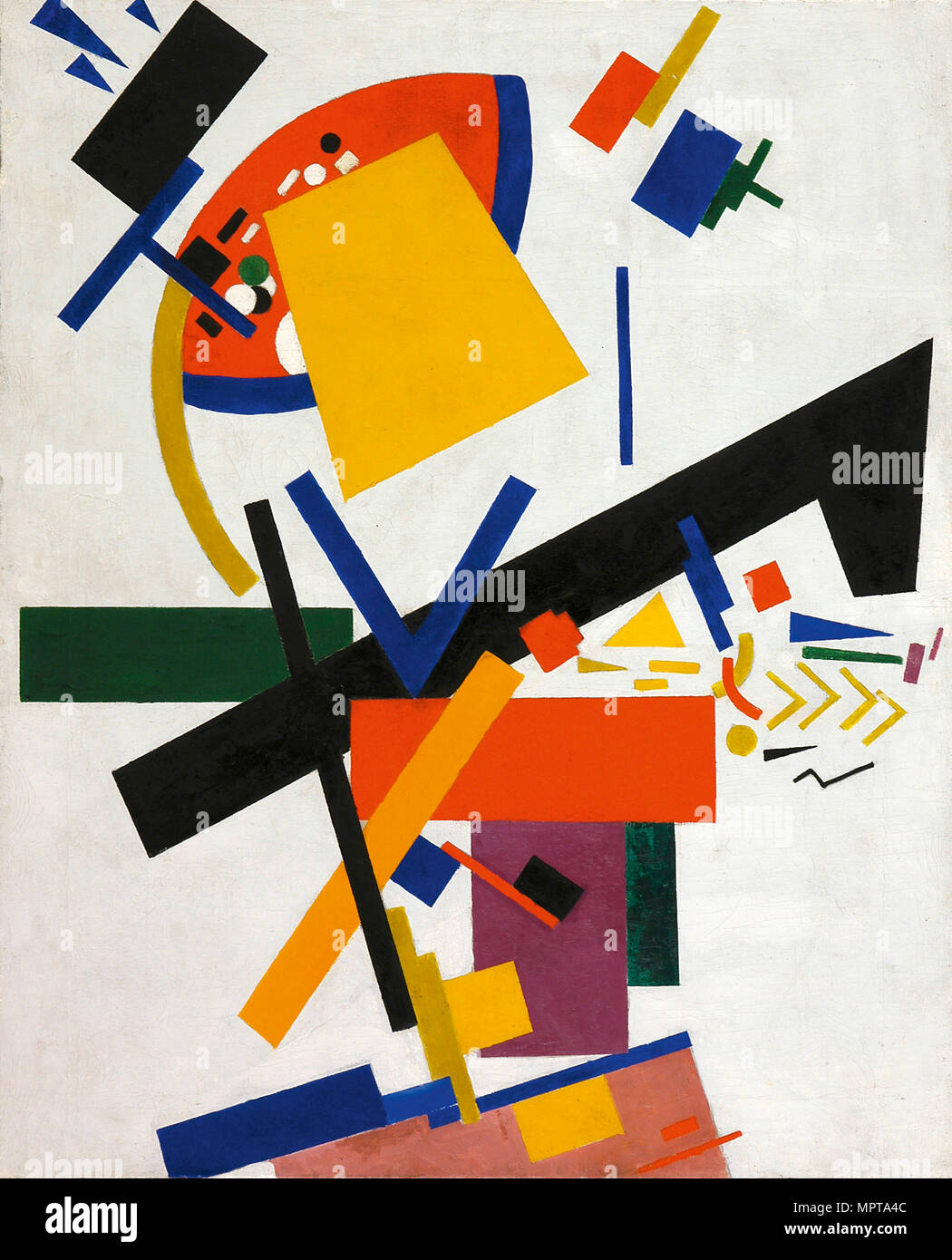 Le suprématisme, 1915. Banque D'Images