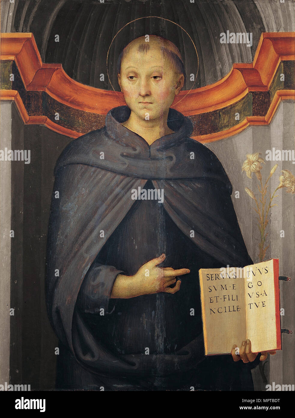 Saint Nicolas de Tolentino. Banque D'Images