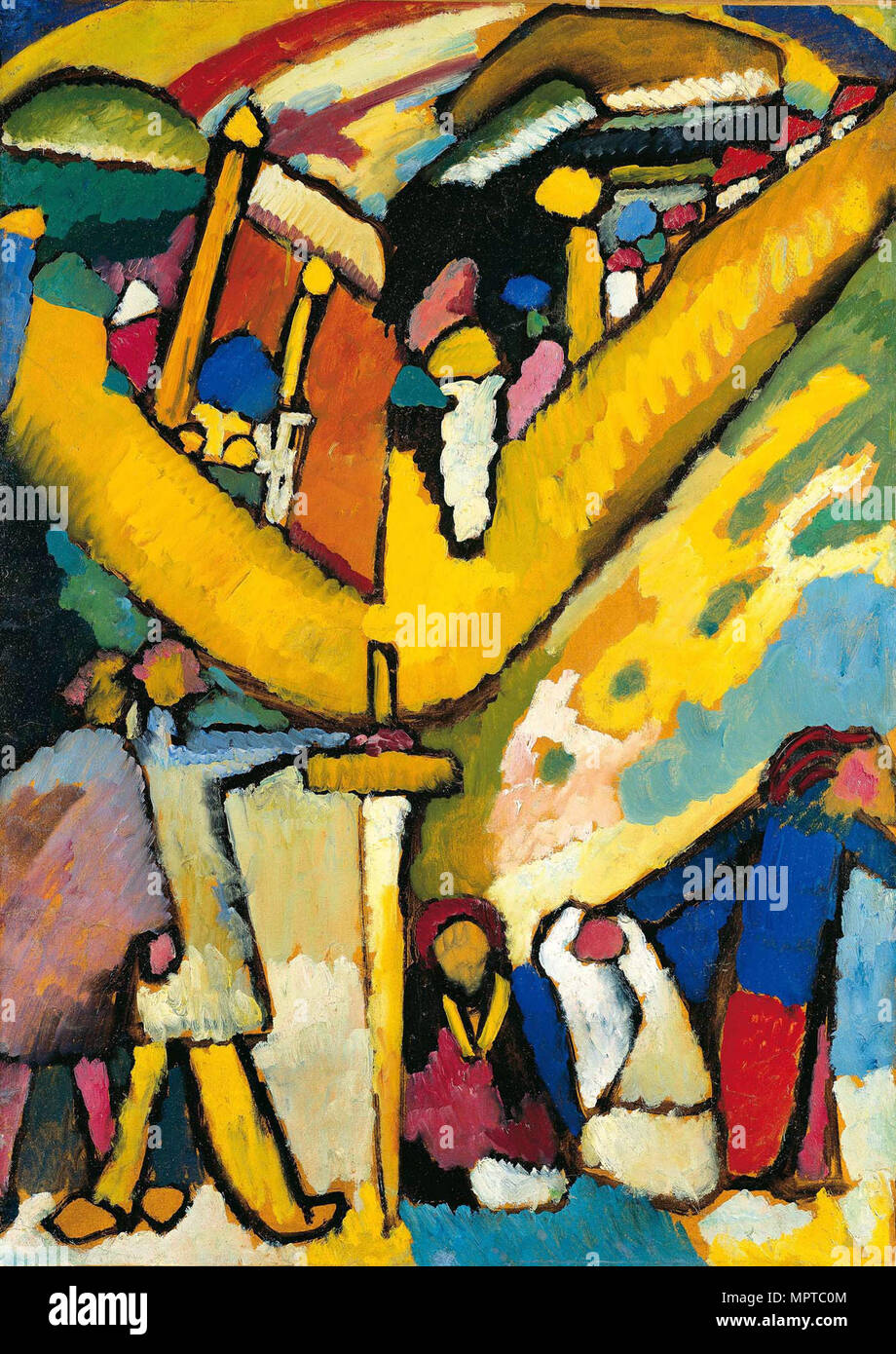 Studie für Improvisation 8. Banque D'Images