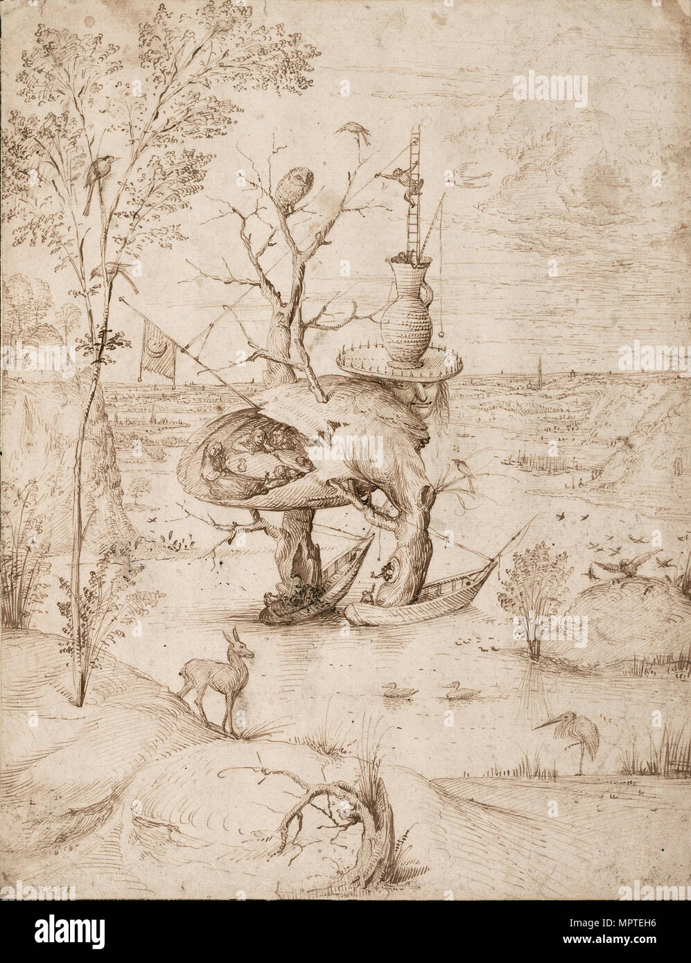 L'homme arbre, c. 1505. Banque D'Images