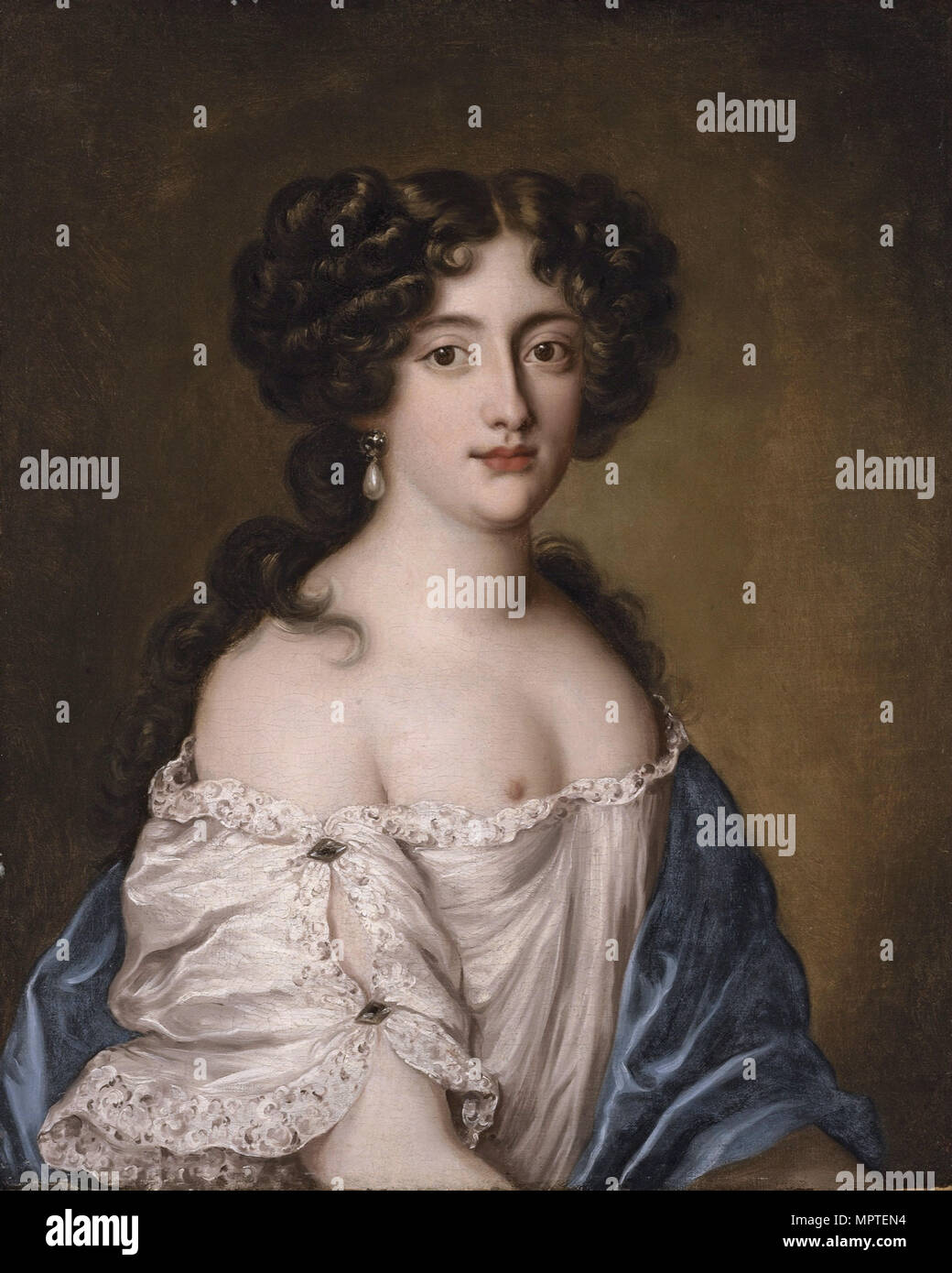 Portrait d'Hortense Mancini (1646-1699), Duchesse de Vendôme, comme l'Aphrodite, ca 1675. Banque D'Images