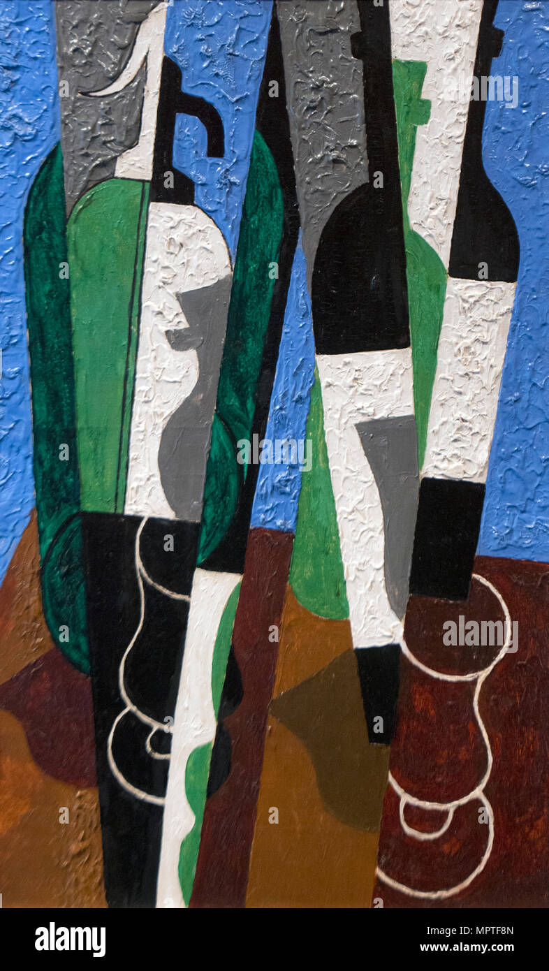 Thorvald Hellesen - nature morte cubiste (1916) Banque D'Images