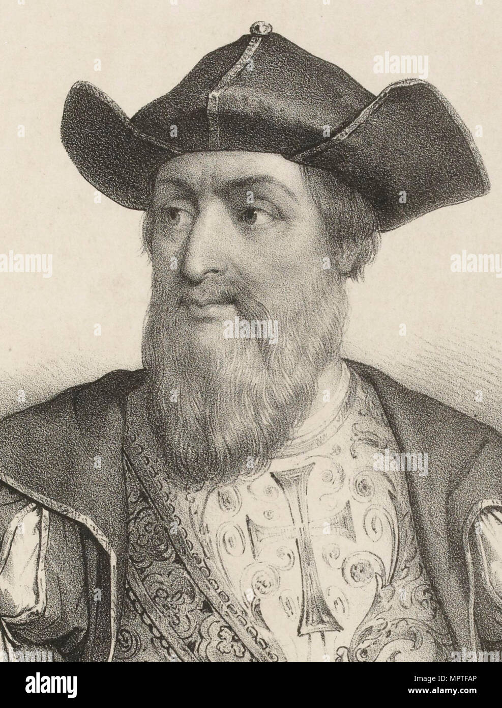 Vasco da Gama, 1837. Banque D'Images