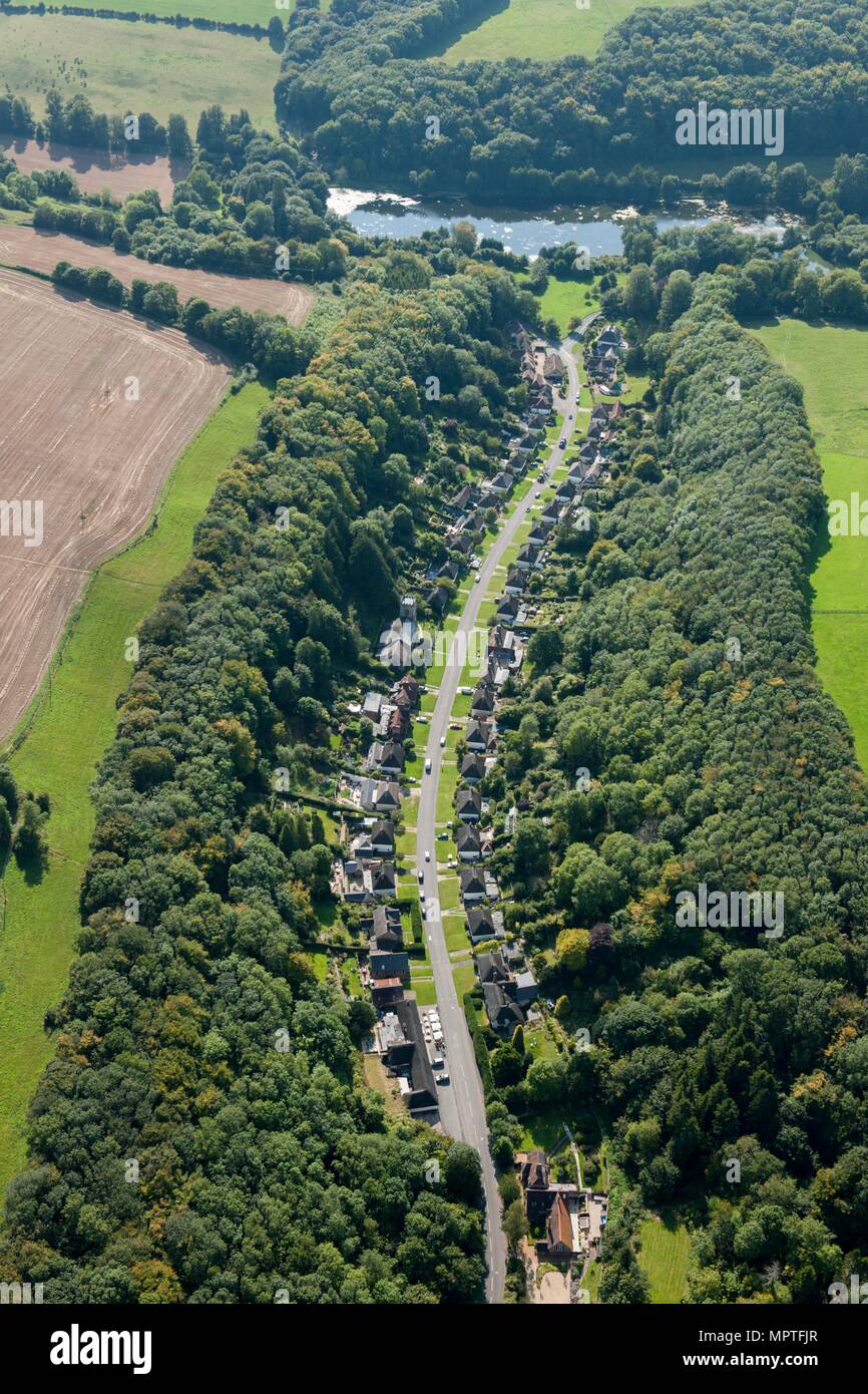 Milton Abbas, Dorset, c2015. Artiste : Damian Grady. Banque D'Images