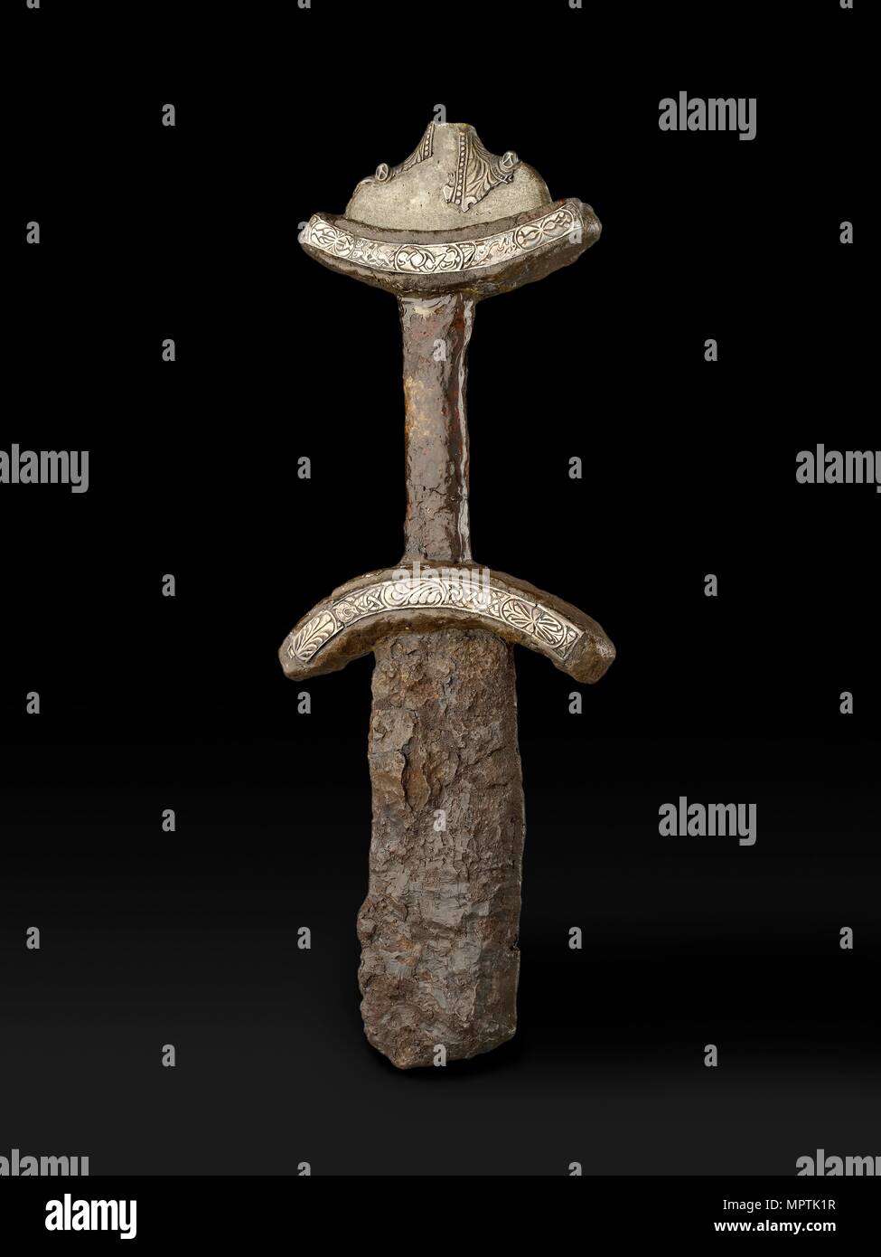 Fragment de l'épée et l'Épée hilt (Abingdon), la fin de la période Anglo-saxons (Grande-Bretagne) (850-1066). Artiste : Inconnu. Banque D'Images