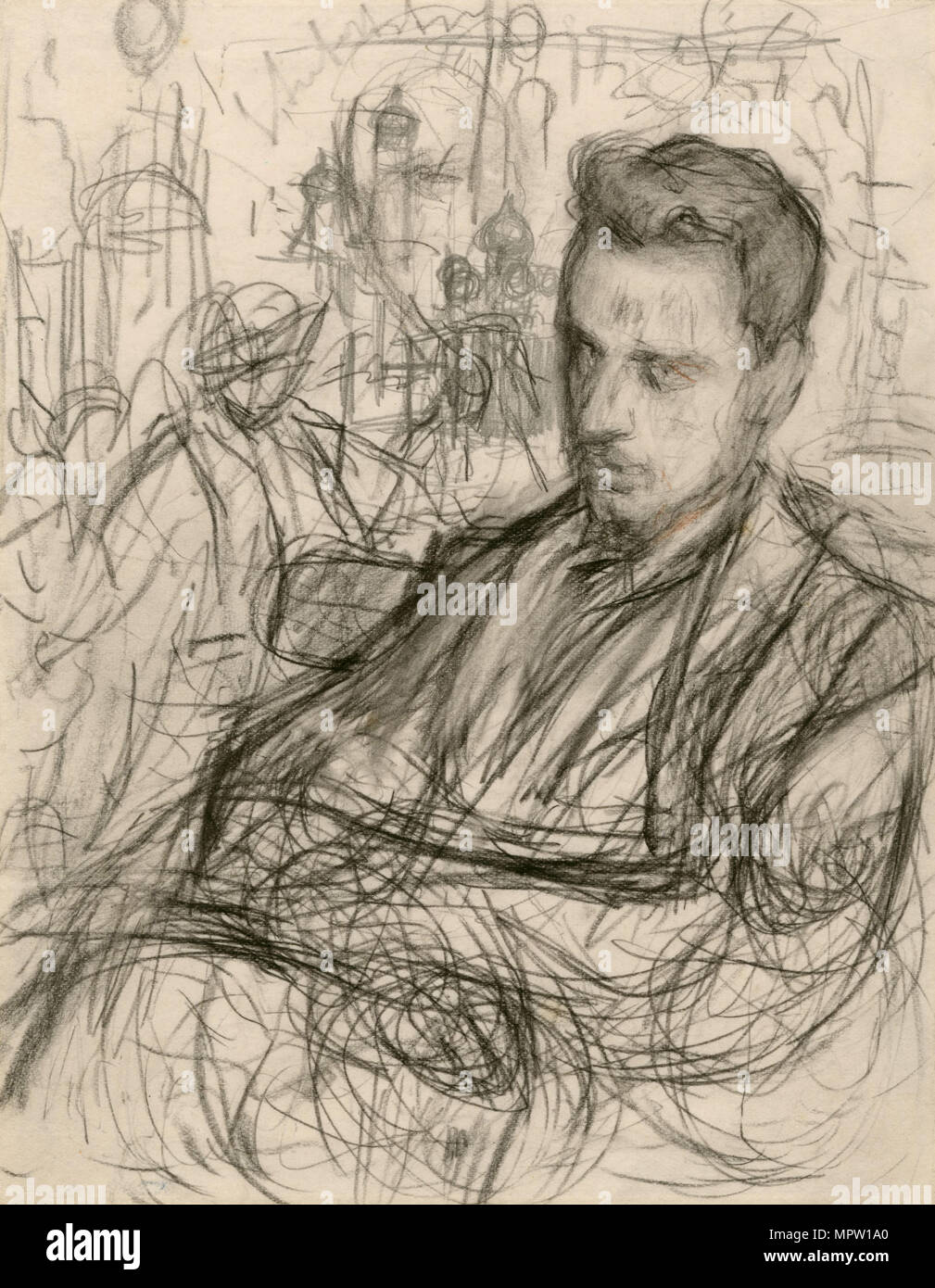 Portrait du poète Rainer Maria Rilke (1875-1926), ca 1922-1924. Banque D'Images