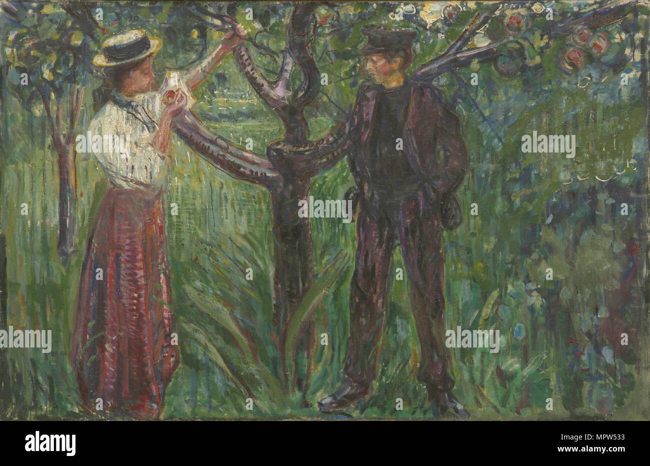 Adam et Eve, 1909. Banque D'Images
