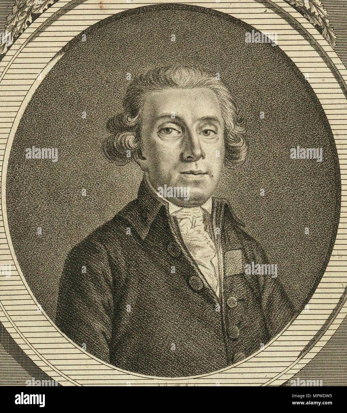 Baron Félix de Francois Hurel (1744-1814) , 1790. Banque D'Images