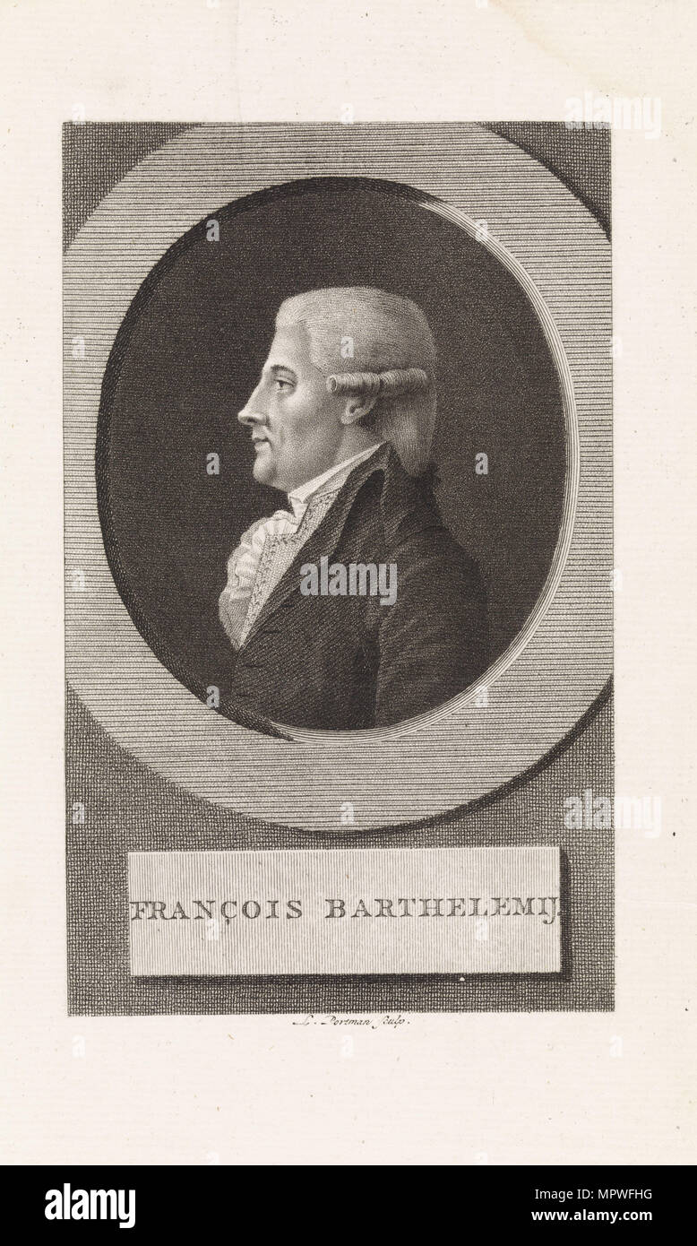 François Barthélemy (1747-1830), 1806. Banque D'Images