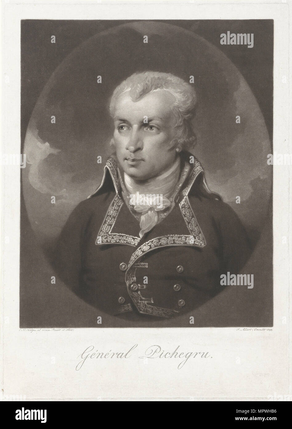 Jean-Charles Pichegru (1761-1804), 1795. Banque D'Images