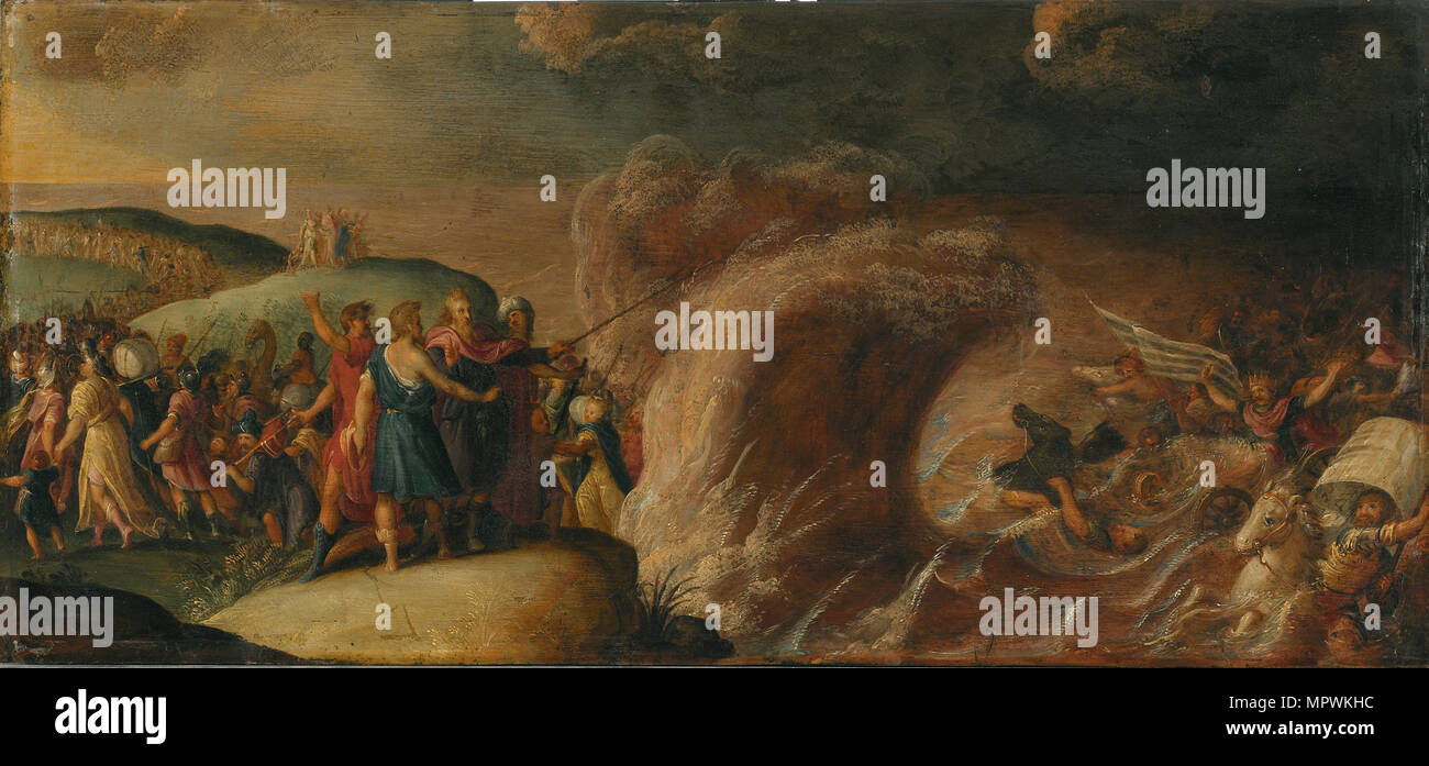 The israelites crossing the red sea Banque de photographies et d’images