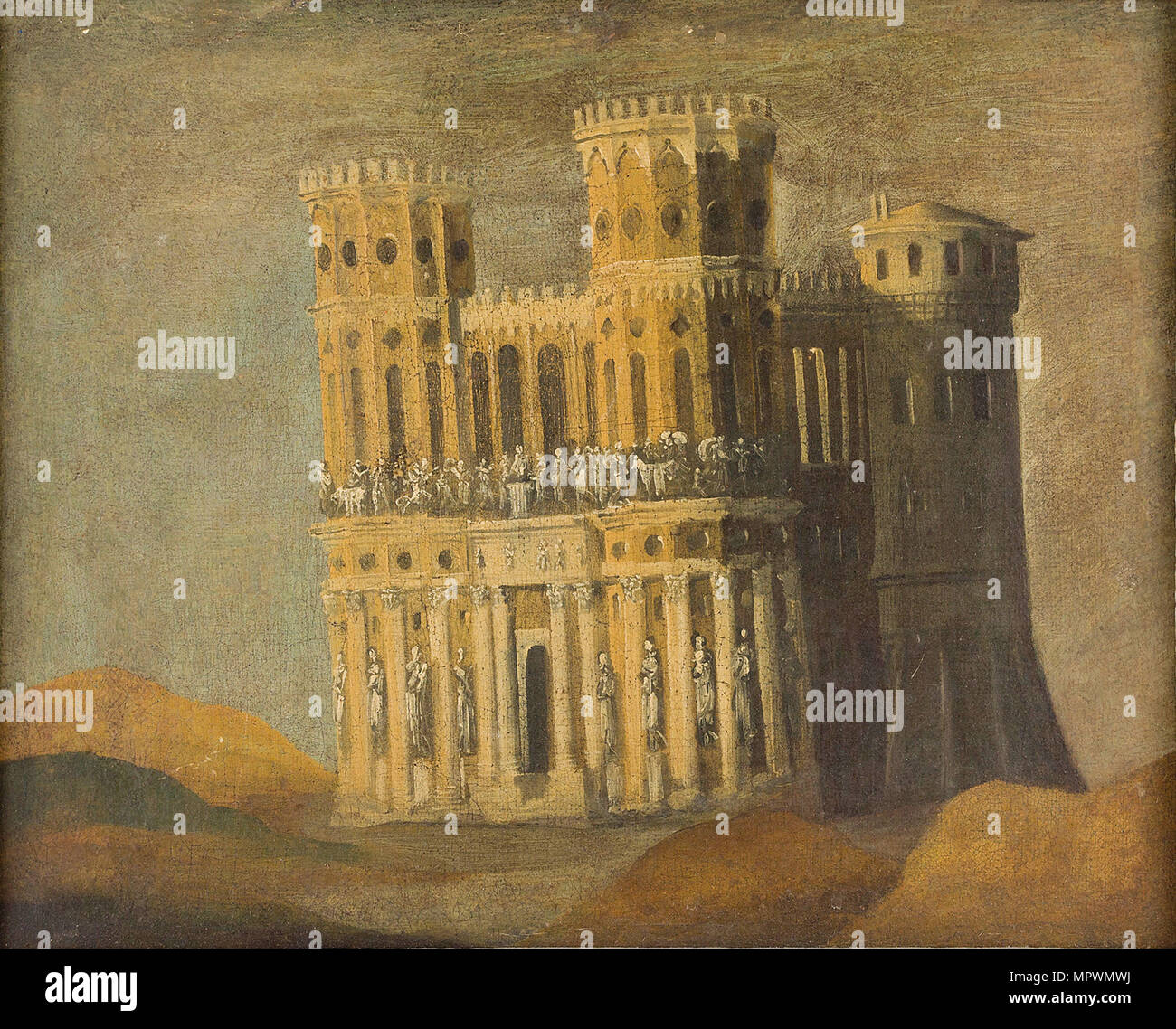 Souvenir d'Imaginaire Maschio Angioino, premier tiers du 17e cen.. Banque D'Images