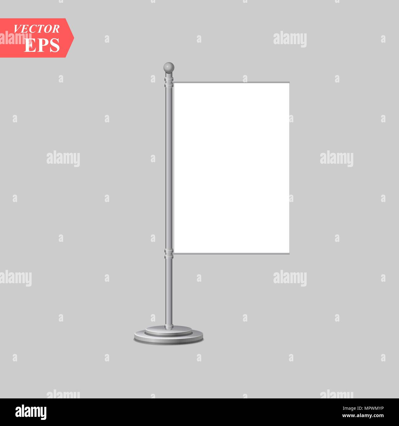 Drapeau De Table Uni Blanc AZ FLAG - 15x10cm - Socle Plastique - Pour Bureau Et Cérémonie