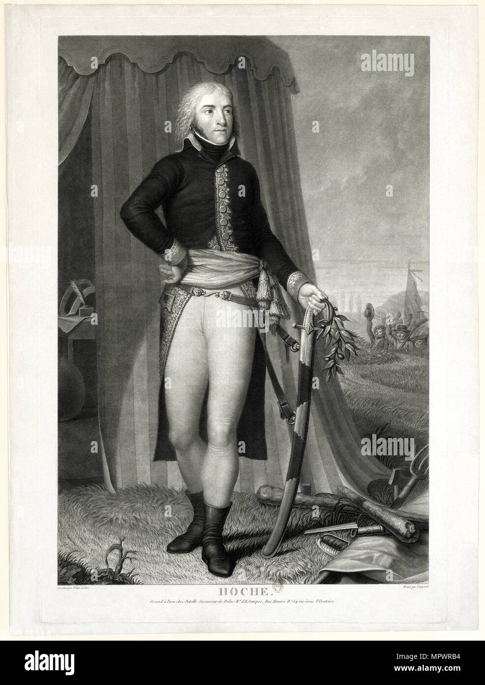 Louis-Lazare Hoche (1768-1797), début xixe cen.. Banque D'Images