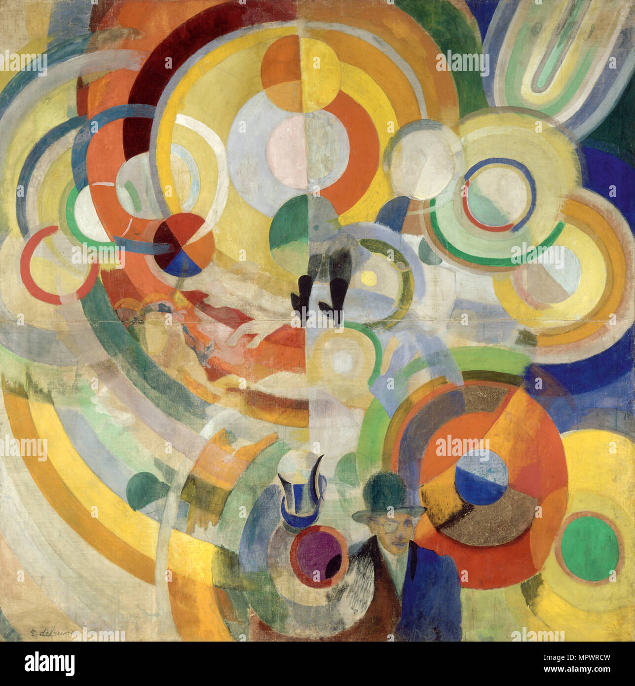 Manège de cochons, 1922. Banque D'Images