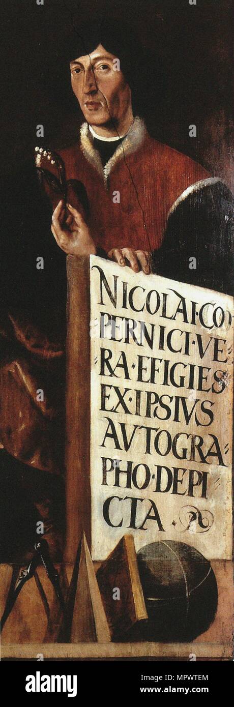 Portrait de Nicolas Copernic (1473-1543) , 1574. Banque D'Images