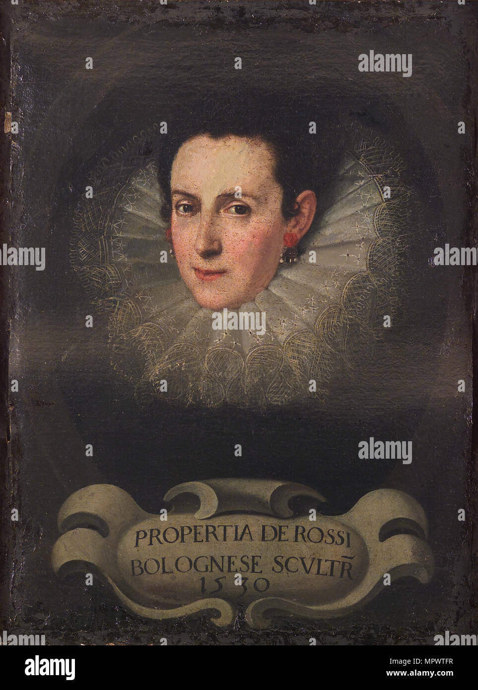 Portrait de Properzia de Rossi (ch. 1490-1530), début du 17e cen.. Banque D'Images