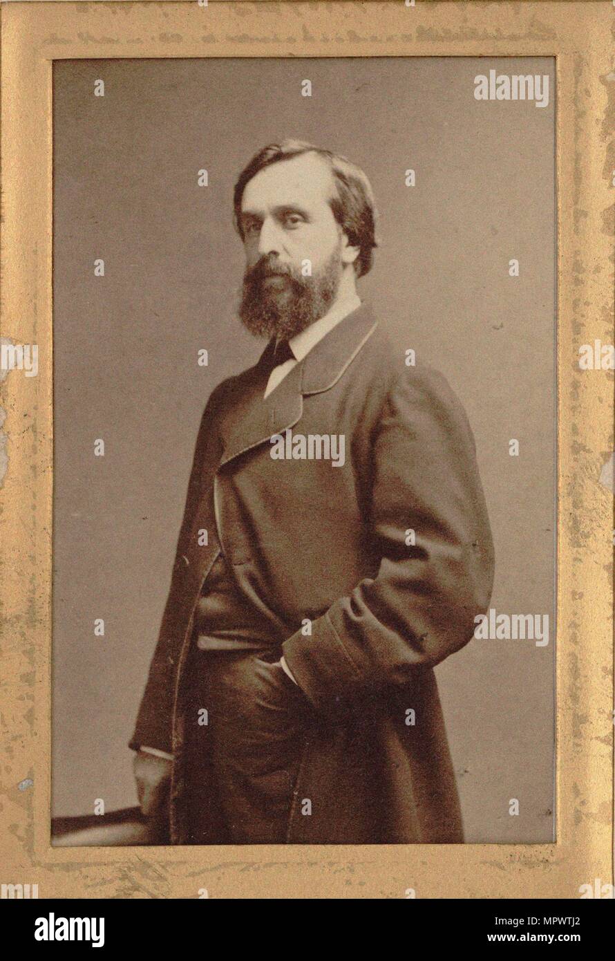 Portrait du compositeur Aristide Hignard (1822-1898) , 1880. Banque D'Images