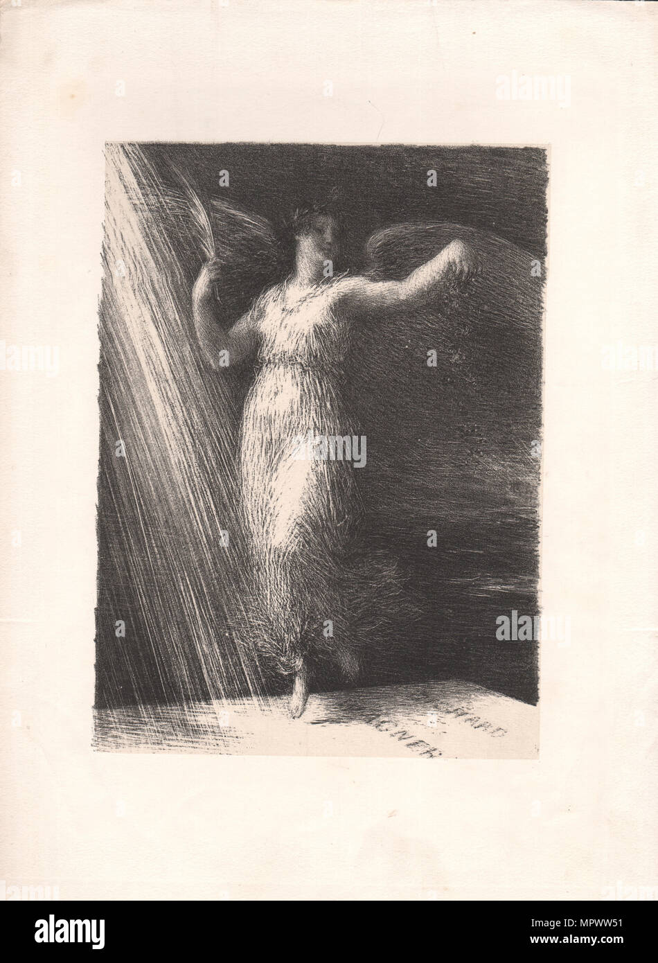 Réveil (l'immortalité de Richard Wagner), 1886. Banque D'Images