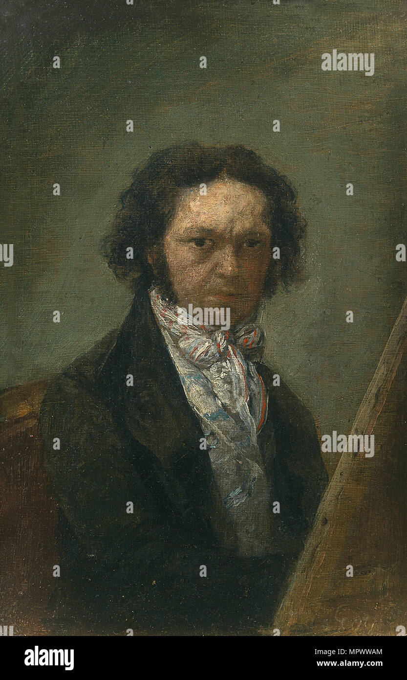 Autoportrait, 1796-1797. Banque D'Images