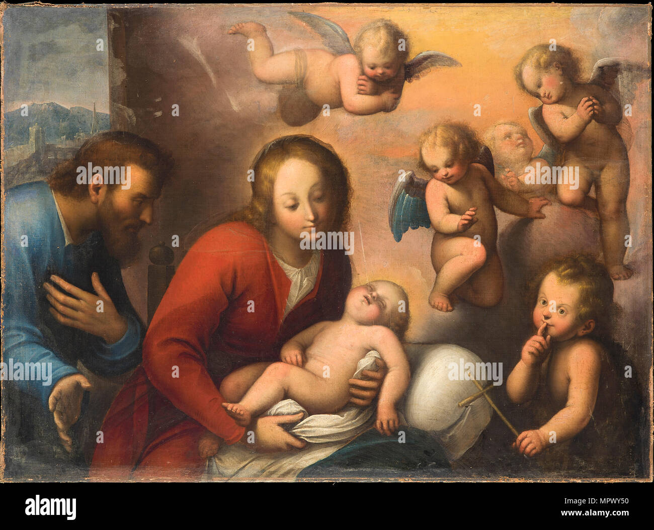 La Nativité du Christ, ca 1620-1625. Banque D'Images