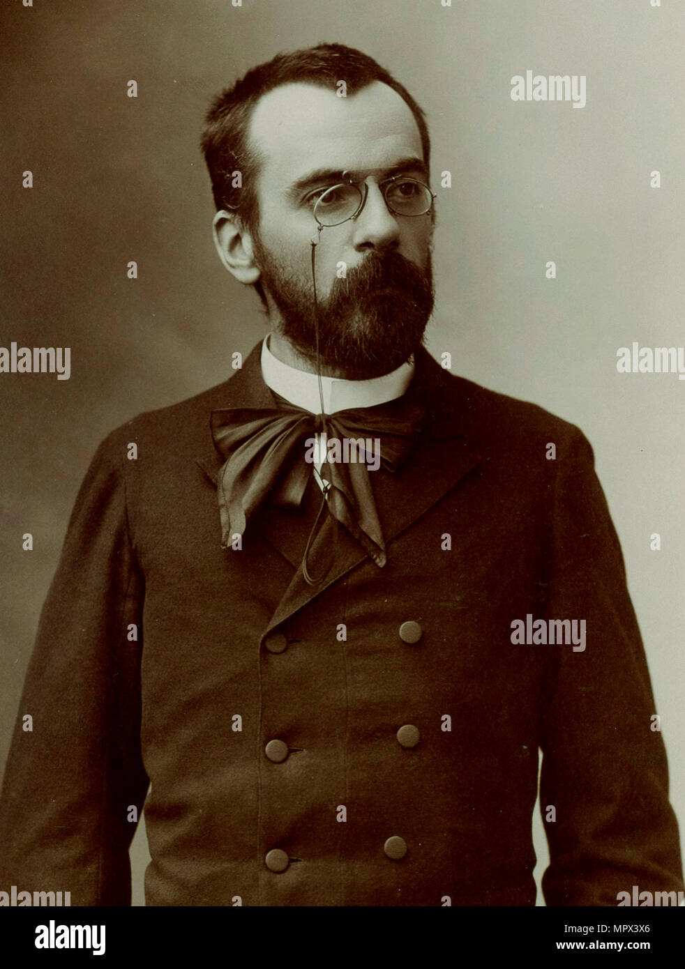 Portrait du compositeur Alfred Bruneau (1857-1934), 1893-1894. Banque D'Images