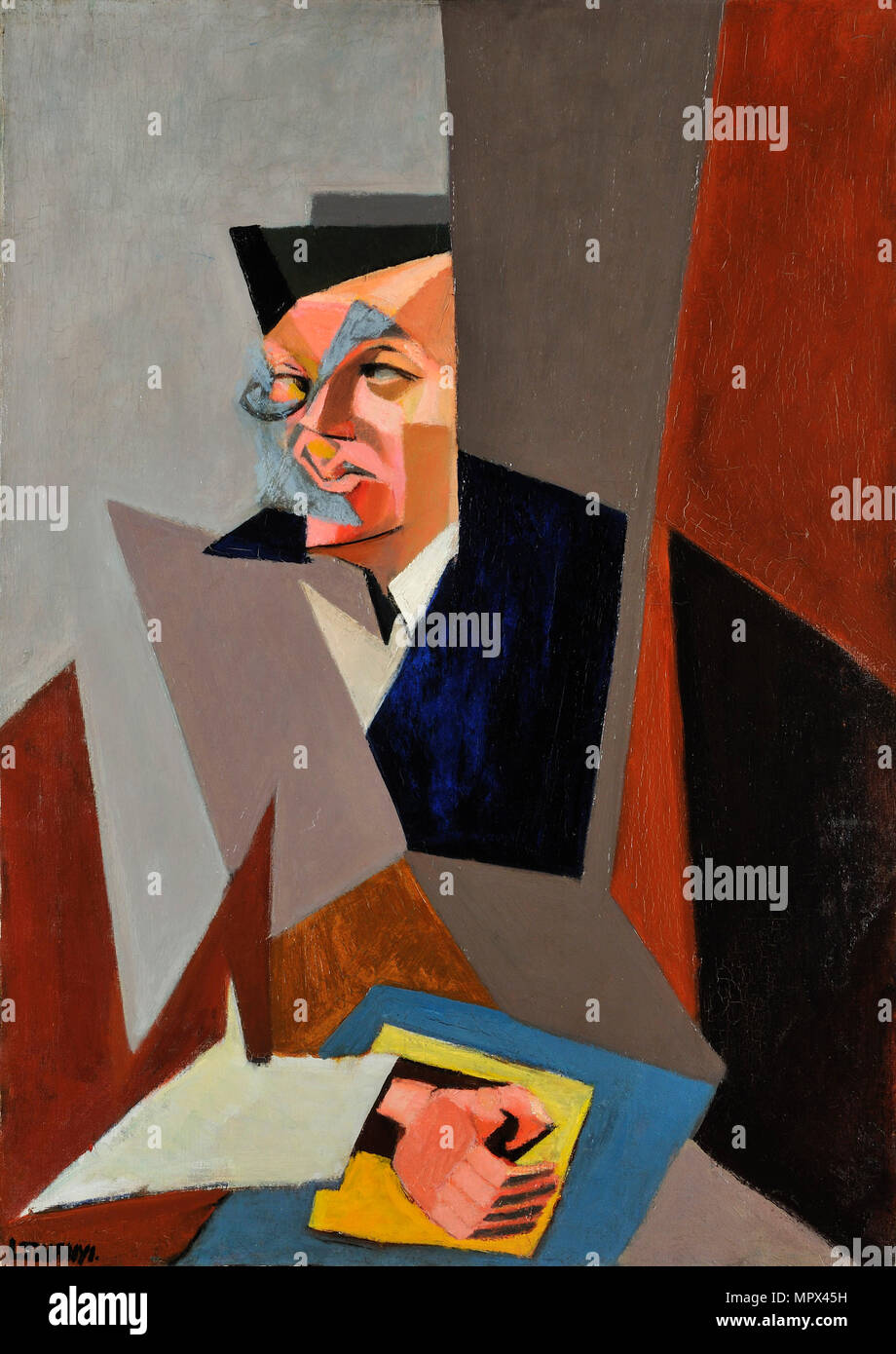 Portrait de Tristan Tzara (1896-1963), 1927. Banque D'Images