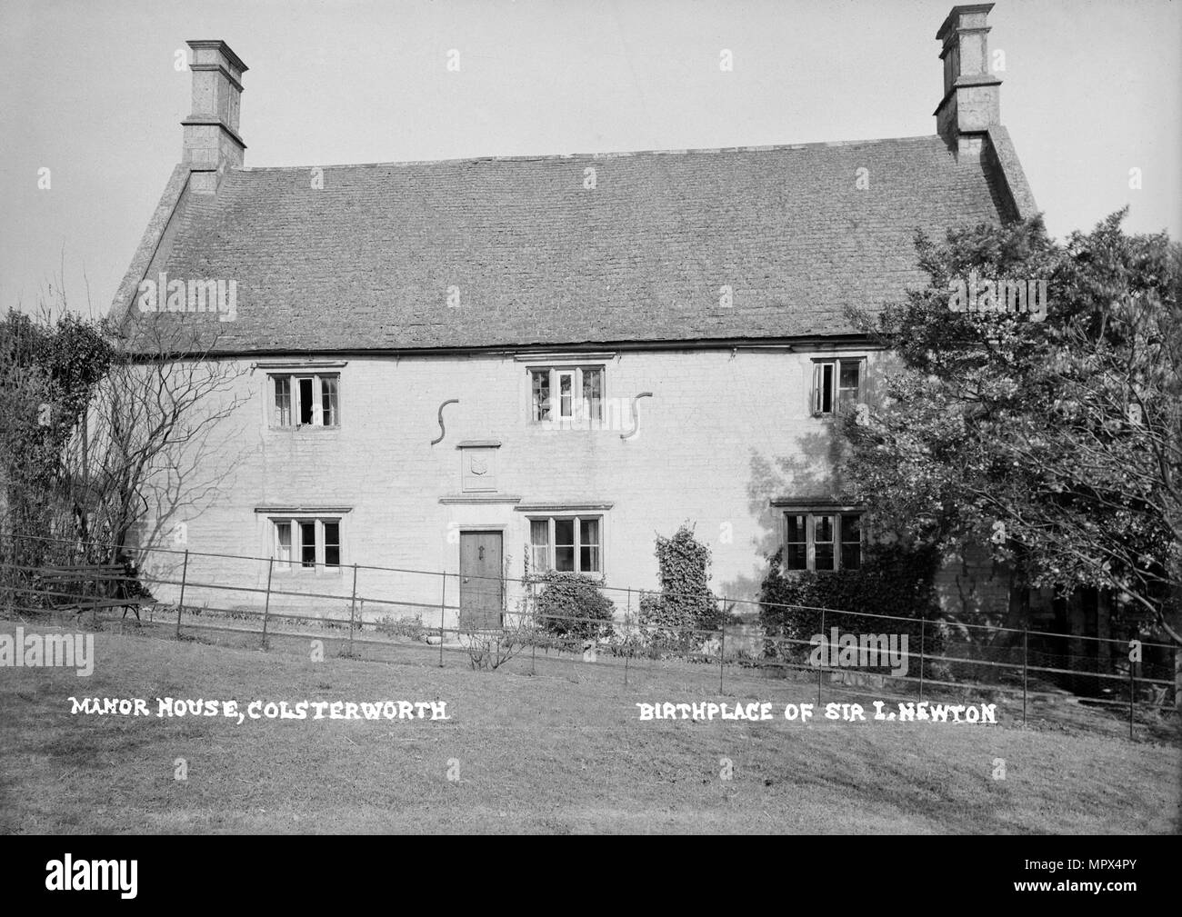 Woolsthorpe Manor House, Newton Way, A1, Lincolnshire, 1896-1920. Artiste : Alfred Newton & Sons. Banque D'Images