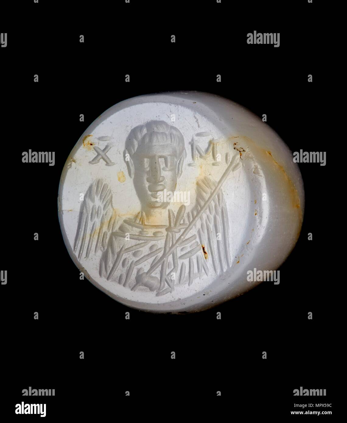 Gem, Byzantine. Artiste : Inconnu. Banque D'Images