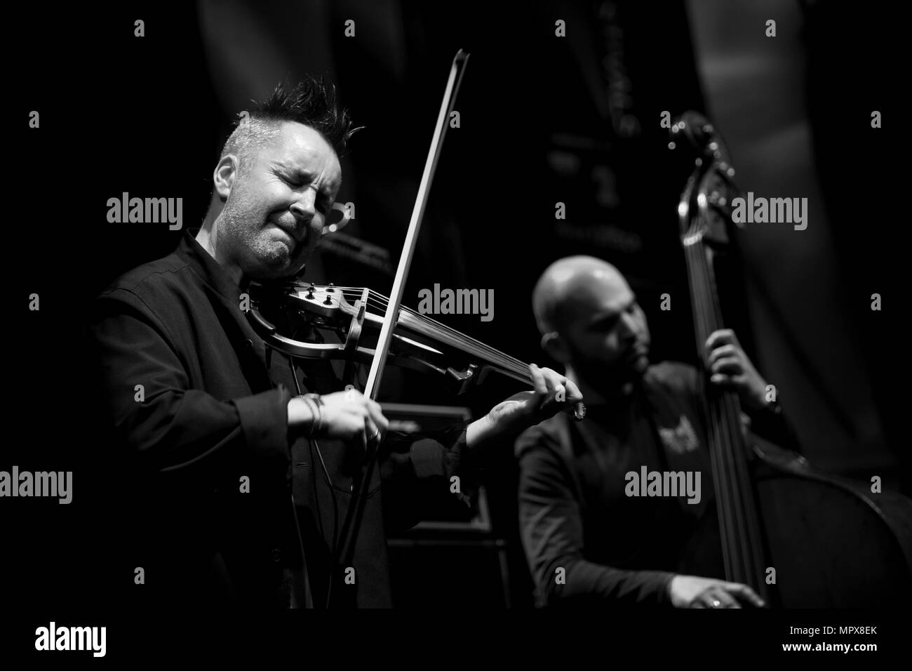 Nigel Kennedy, 2009. Artiste : Alan John Ainsworth. Banque D'Images