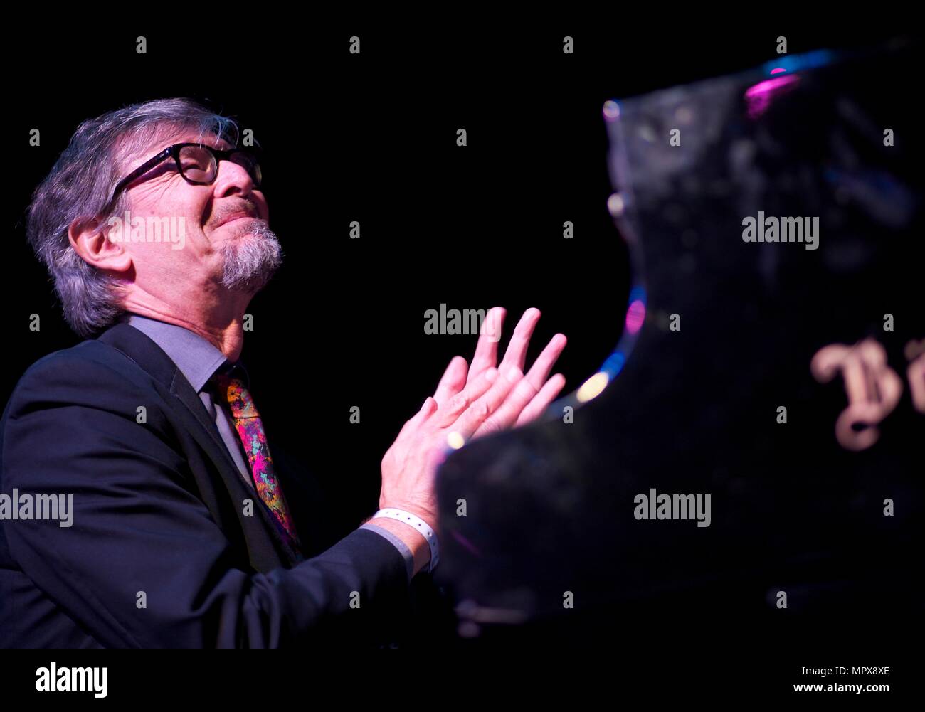 Darius Brubeck, 2012. Artiste : Alan John Ainsworth. Banque D'Images