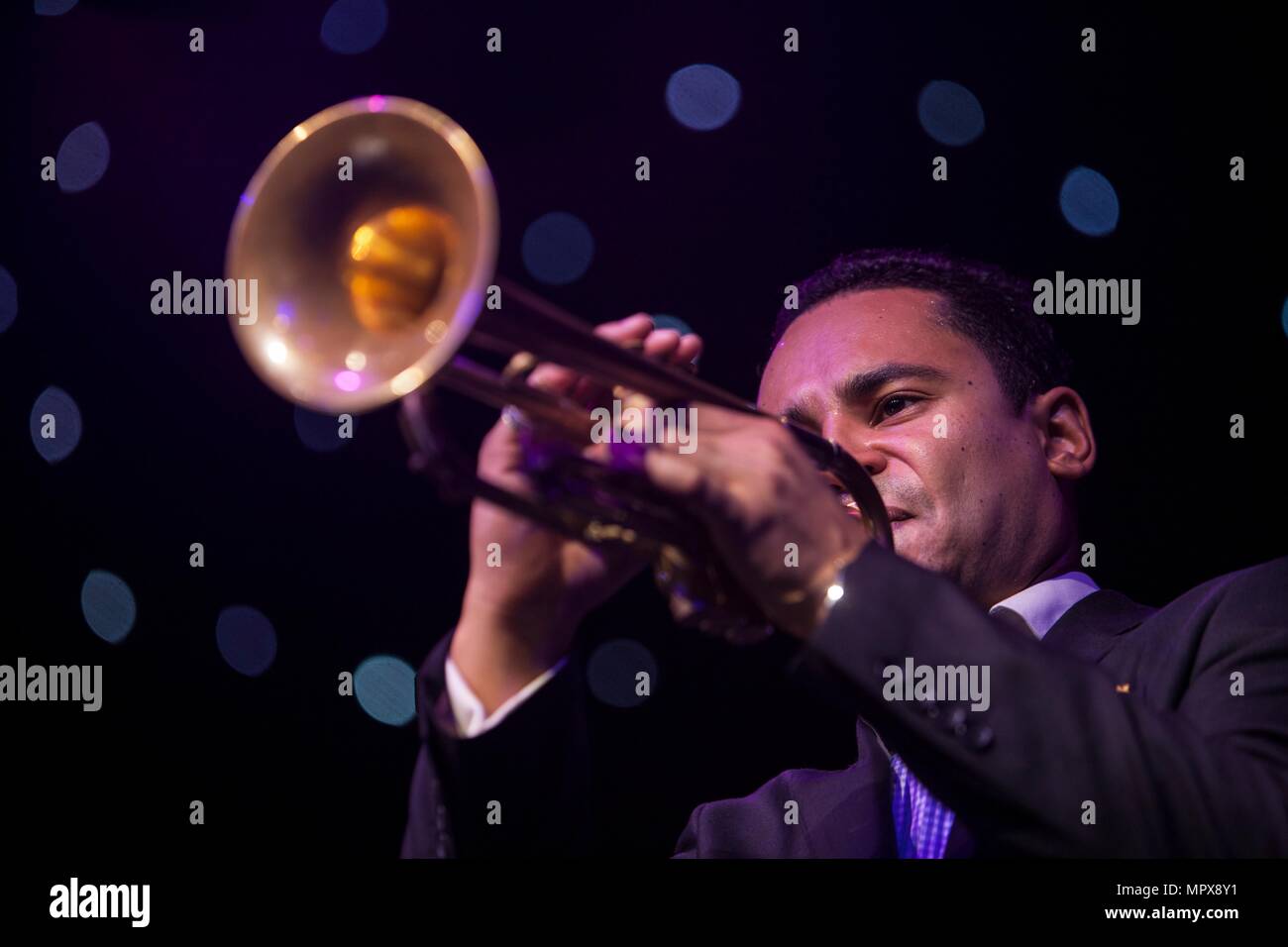 Jay Phelps, 2012. Artiste : Alan John Ainsworth. Banque D'Images