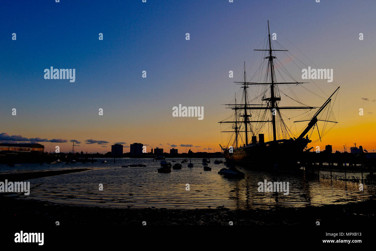 HMS Victory, historique de Portsmouth, Portsmouth Banque D'Images