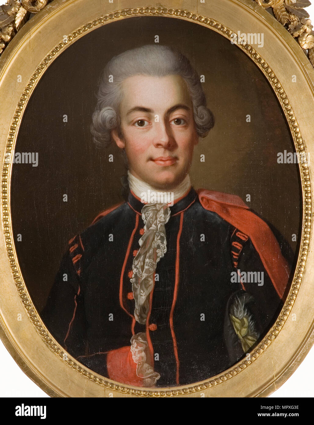 Portrait du baron Reuterholm Gustaf Adolf (1756-1813), 1782. Banque D'Images