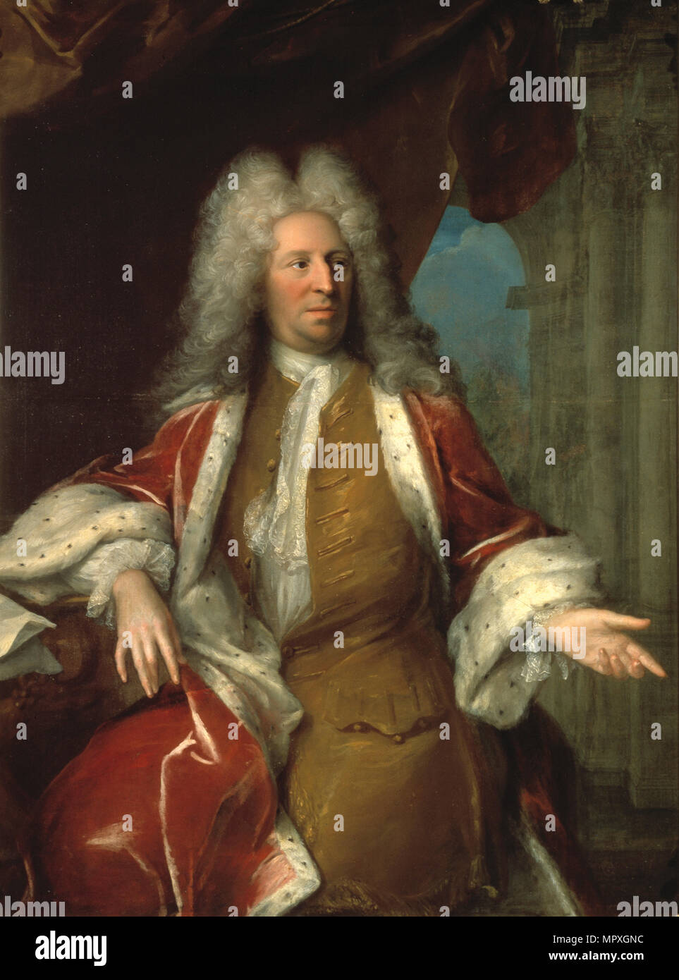 Count Nicodème Tessin le jeune (1654-1728), 1723. Banque D'Images