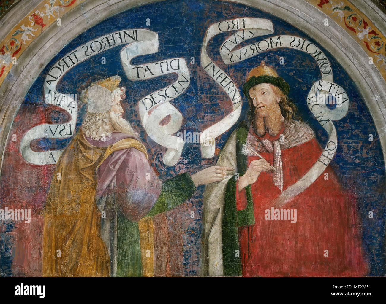 Matthieu l'apôtre et le prophète Osée, 1492-1495. Banque D'Images