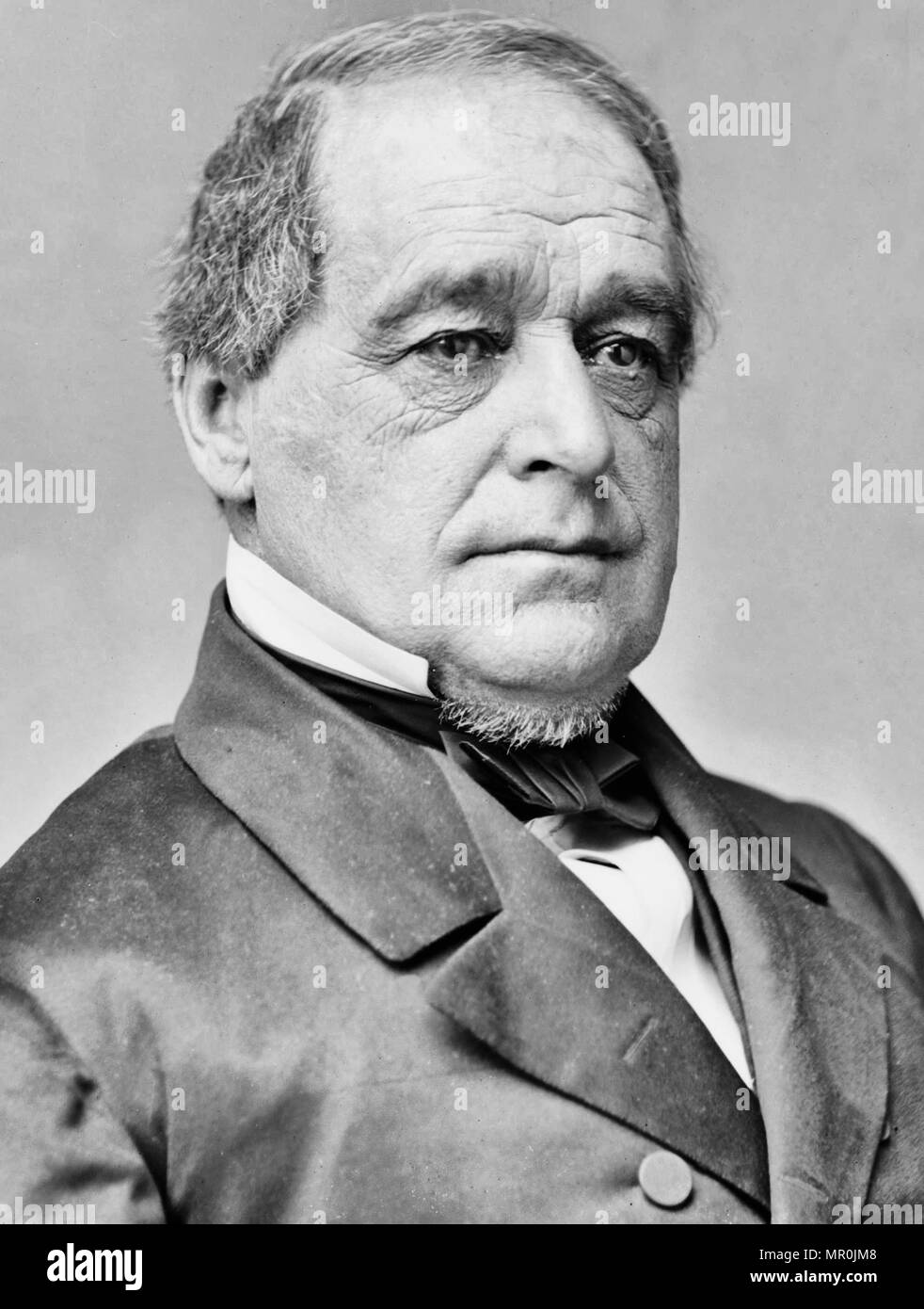 Hannibal Hamlin, vers 1860-1865. Vice-président des États-Unis. Banque D'Images