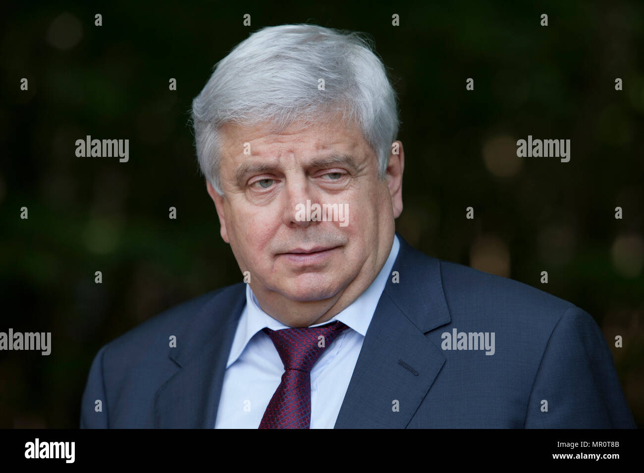 24 mai 2018, la Russie, Korolev : Vladimir Soloviev, premier directeur général adjoint opérations aériennes pour designer à RSC Energia, directeur de vol et pour la section russe de l'ISS. Photo : Emile Alain Ducke/dpa Banque D'Images