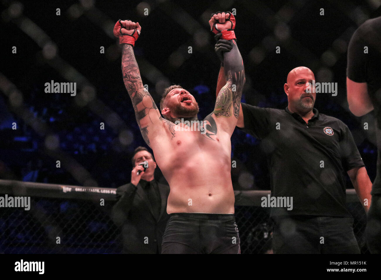 Londres, Royaume-Uni. 25 mai 2018. Charlie Ward bat Martin Crédit d'Hudson : Dan Cooke/Alamy Live News Banque D'Images